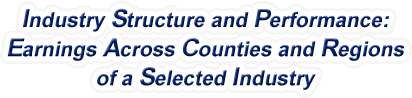 Kansas - Earnings Across Counties and Regions of a Selected Industry